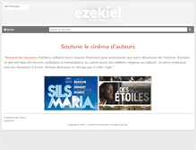 Tablet Screenshot of ezekielfilmproduction.com